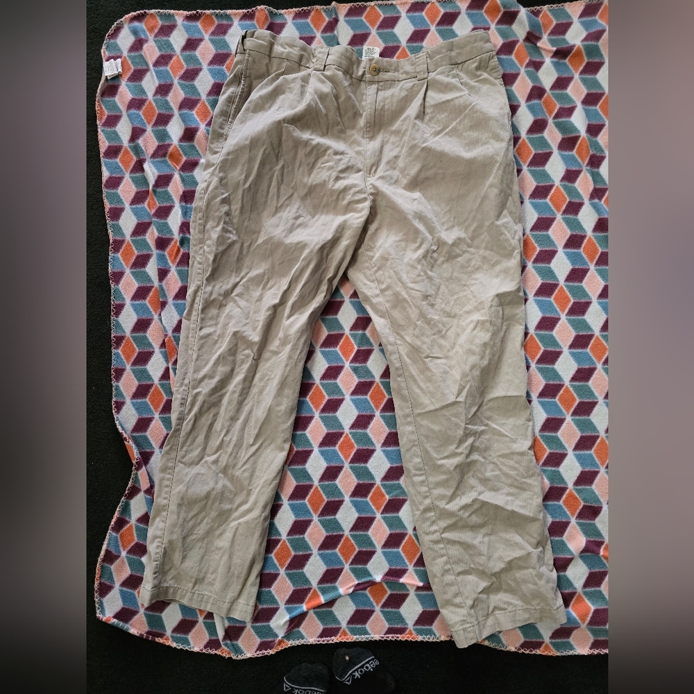 HB x DXL Men's Beige Pants, 42" Waist